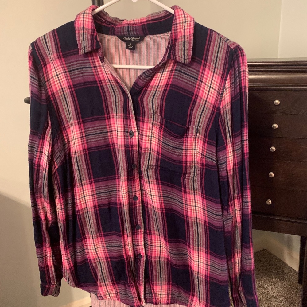 Lucky Brand Striped Button Down Shirt